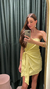 Vestido Mica - Amarelo - loja online