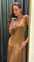 Vestido Samia - Camel - loja online
