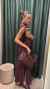 Vestido Malu - Bordo na internet