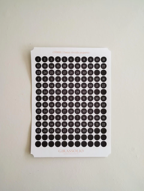 CF0001 | Datas círculo pequeno - comprar online