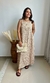 VESTIDO SANDY NUDE E BRANCO - Gabelê