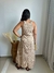 VESTIDO SANDY NUDE E BRANCO na internet