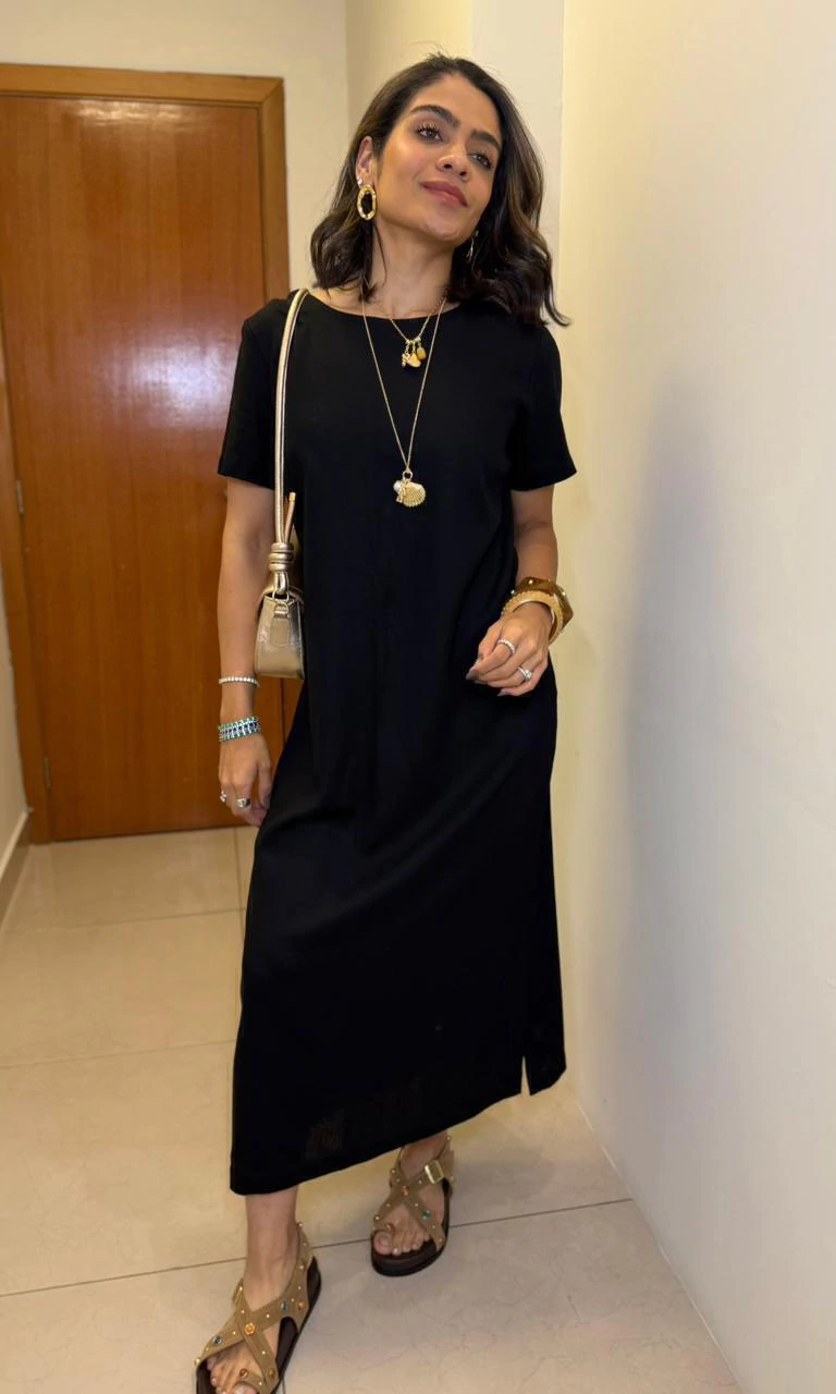 VESTIDO JULIETE PRETO