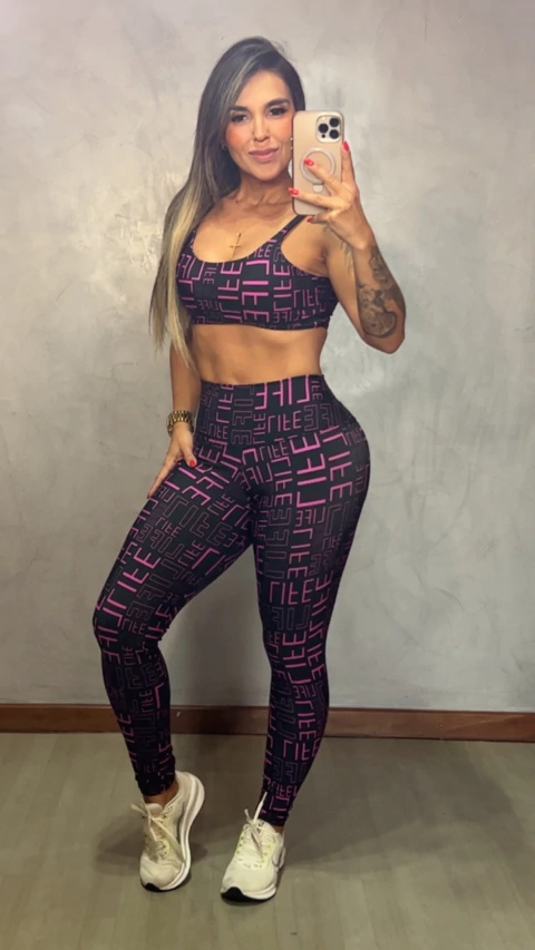 Conjunto Fitness life black - comprar online