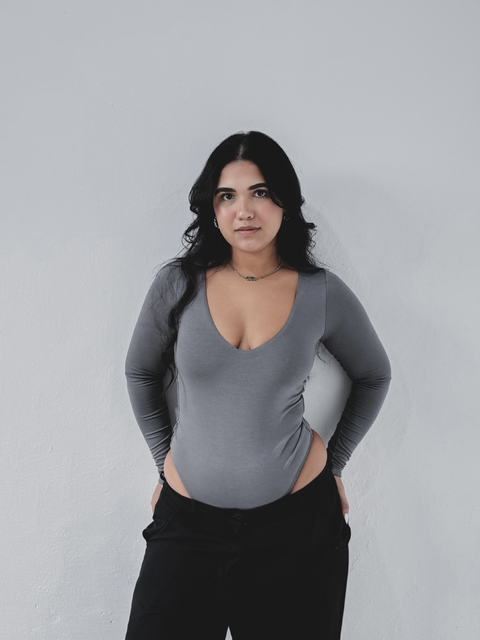 BODY MALU - CINZA