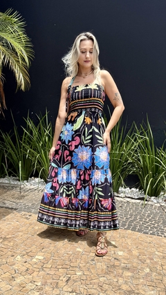 Vestido em Viscolinho Ludmila - Mimu´s Rouparia
