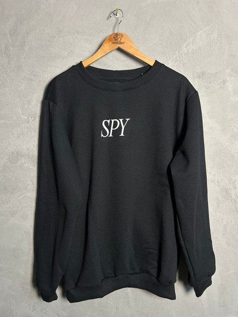 Moletom Careca Spy Logo - Preto - comprar online