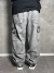 Calça Cargo Baggy Spy Estonada Cinza - loja online