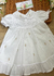 Vestido Renascer - 12 meses - bordado rosa