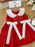 Vestido Lavínia - Vermelho Com Bordados na internet