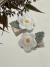 Mini Hair Clips de Flor de Tricot - ENCANTOS D´MARIA ACESSÓRIOS E CONFECÇÕES LTDA.