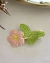 Hair Clips de Flor de Tricot na internet