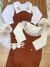 Jardineira Tricot Pedro - Terracota - ENCANTOS D´MARIA ACESSÓRIOS E CONFECÇÕES LTDA.