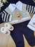 Kit de Maternidade Urso - Azul Marinho e Cinza - loja online