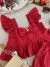 Conjunto Infantil Laçarie Vermelho na internet