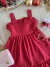 Vestido Infantil Barbara Vermelho