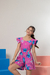 Macacão Ágata Stitch - Rosa - ENCANTOS D´MARIA ACESSÓRIOS E CONFECÇÕES LTDA.