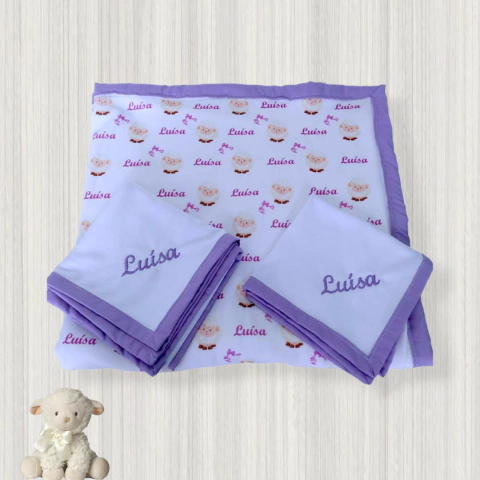 Enxoval Infantil Ovelhinha no Balão Personalizada