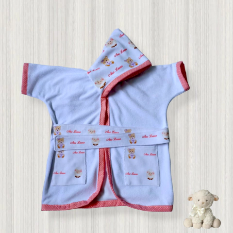 Roupão Infantil Ovelha Personalizado