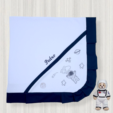 Manta Infantil Astronauta Personalizada