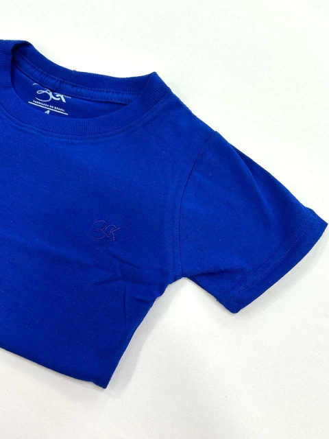 T Shirt Masculina Azul Royal (Forma Pequena)