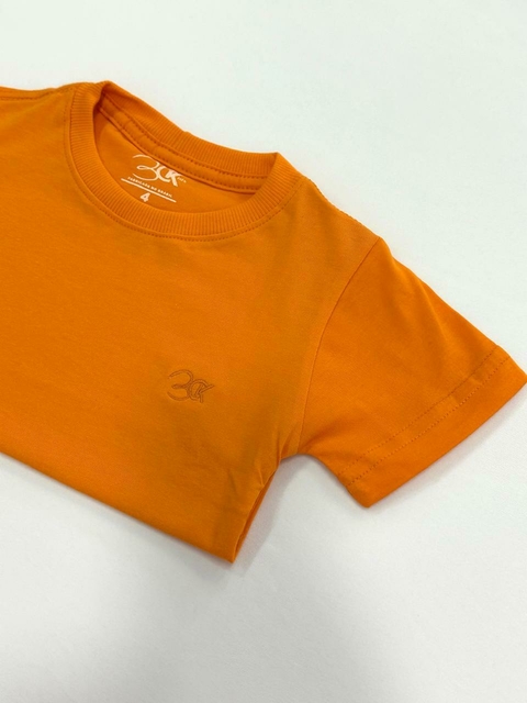 T Shirt Masculina Laranja (Forma Pequena)