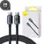 Cable De Carga Rapida 20w Usb-c A Usb-c 2m Baseus Cristal Color Negro en internet