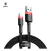 Cable Usb Tipo C Baseus Negro/gris Negro/Rojo Con Entrada Usb Salida Usb-c