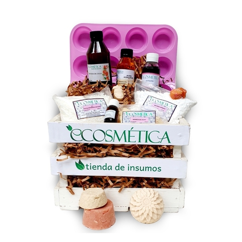 Kit Fabricación Shampoo Sólido apto vegano ALMENDRAS DULCES con RECETA DE REGALO