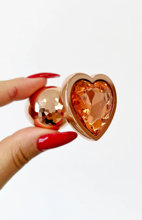 Plug Anal P | Rosé Coração