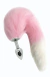 Plug Anal Raposa P | Rosa com Branco - comprar online