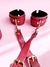 Kit Bondage Luxo em Couro | Coleira, Algemas e Tornozeleira - Oliva Sex Shop Londrina