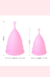 Kit 2 Coletores Menstrual de Silicone - comprar online