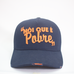 Boné "Nói que é Pobre" AZUL
