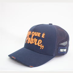 Boné "Nói que é Pobre" AZUL - comprar online