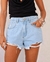 SHORT JEANS CLARO BARRA DESTROYED - comprar online