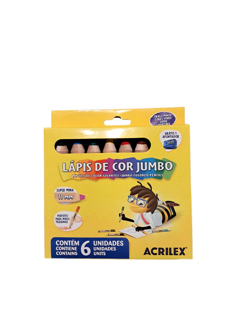 LÁPIS DE COR JUMBO