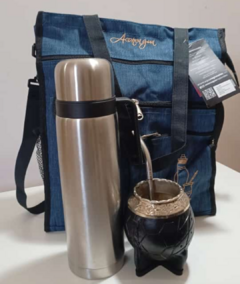 Combo Matero Bolso Cordura Azul - comprar online