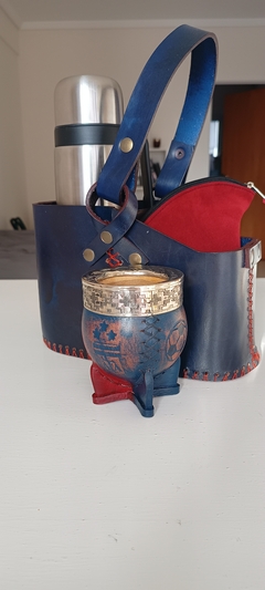 Combo Mate, canasta y termo San Lorenzo - comprar online