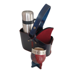 Combo Mate, canasta y termo San Lorenzo