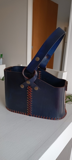 Canasta cuero suela - tienda online