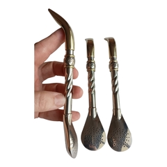 Bombillon PL doble aro bronce - comprar online
