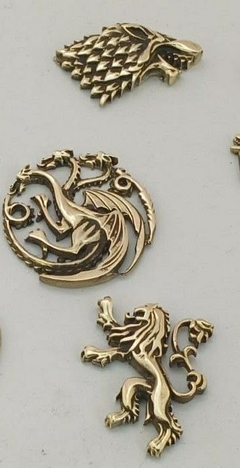 Dijes gruesos 3D en bronce macizo - comprar online