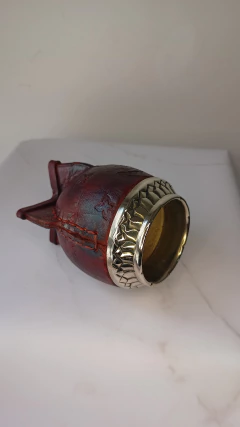 Torpedo calabaza cuero cincelado y virola cincelada en internet
