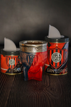 Combo San Lorenzo + Set latas en internet