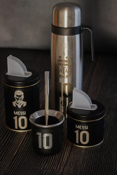 Combo Matero Acero Messi