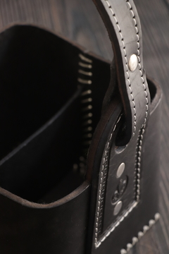 Imagen de Canasta Matera Cuero Premium