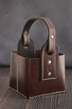 Canasta Matera Cuero Premium