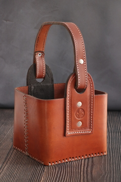 Canasta Matera Cuero Premium