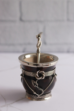 Mate Conjunto con dije flor
